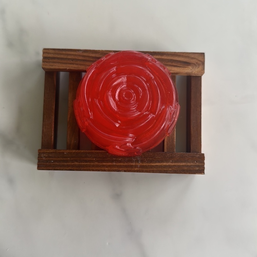 Rose soap bars đč Set of 3 - Picture 2 of 12